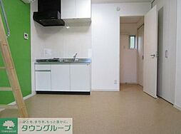 西武拝島線 西武立川駅 徒歩13分の賃貸アパート 1階ワンルームのリビング/ダイニング