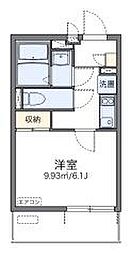 レオネクストグランステラ 1階1Kの間取り