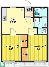 間取図画像 2DK