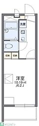 レオパレスJP2 1Kの間取図画像