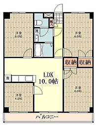 メゾン榎 4LDKの間取図画像
