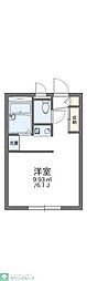 レオパレスデルニエK2 1Kの間取図画像