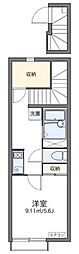 レオネクストアルデンテ本町 1Kの間取図画像