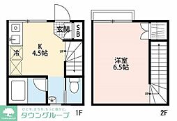ENハイツエコ 1Kの間取図画像