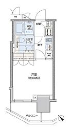 東京メトロ南北線 後楽園駅 徒歩5分の賃貸マンション 3階1Kの間取り