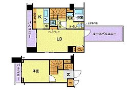 東京メトロ有楽町線 江戸川橋駅 徒歩3分の賃貸マンション 6階1LDKの間取り