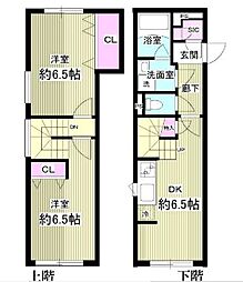 東京メトロ有楽町線 江戸川橋駅 徒歩2分の賃貸マンション 5階2DKの間取り
