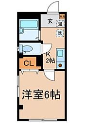 東京メトロ銀座線 末広町駅 徒歩2分の賃貸マンション 3階1Kの間取り