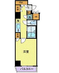 東京メトロ南北線 後楽園駅 徒歩7分の賃貸マンション 3階1Kの間取り