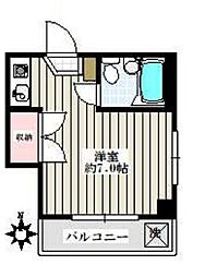 都営大江戸線 本郷三丁目駅 徒歩4分の賃貸マンション 3階1Kの間取り