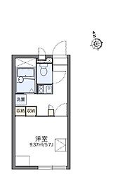 レオパレスSO小石川 1Kの間取図画像