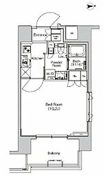 プラウドフラット外神田 1Kの間取図画像
