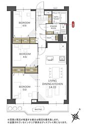 間取図画像 3LDK