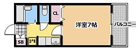 大阪府大阪市鶴見区浜3丁目（賃貸マンション1K・4階・21.28㎡） その2