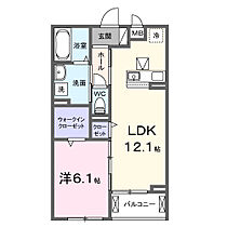 江瀬美町アパート 103 ｜ 大阪府四條畷市江瀬美町16番62号（賃貸アパート1LDK・1階・45.60㎡） その2