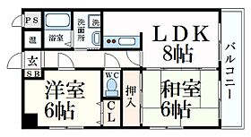 リバーサイド白鷺  ｜ 兵庫県姫路市三左衛門堀東の町（賃貸マンション2LDK・5階・49.50㎡） その2