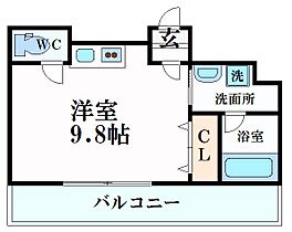 エクセル姫路  ｜ 兵庫県姫路市東延末２丁目（賃貸マンション1R・10階・29.96㎡） その2