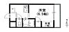 クラージュ保城2階2.1万円