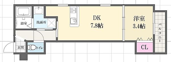 コティ加古川II ｜兵庫県加古川市加古川町溝之口(賃貸アパート1DK・1階・29.26㎡)の写真 その2