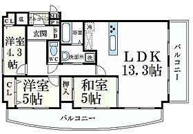 ビューティフルライフ  ｜ 兵庫県姫路市安田１丁目（賃貸マンション3LDK・5階・73.36㎡） その2