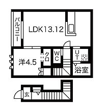 チェルシー広畑  ｜ 兵庫県姫路市広畑区吾妻町１丁目（賃貸アパート1LDK・2階・46.58㎡） その2