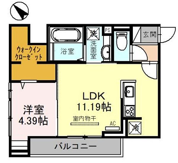 ボナールゲート ｜兵庫県姫路市安田４丁目(賃貸アパート1LDK・2階・40.38㎡)の写真 その2