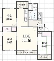 TRUST新在家  ｜ 兵庫県姫路市新在家４丁目（賃貸マンション3LDK・3階・76.65㎡） その2