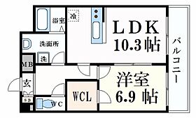 Capital.I姫路  ｜ 兵庫県姫路市南町（賃貸マンション1LDK・8階・47.28㎡） その2