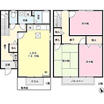 プランレーヌII  ｜ 兵庫県姫路市飾磨区中島（賃貸アパート3LDK・2階・78.52㎡） その2