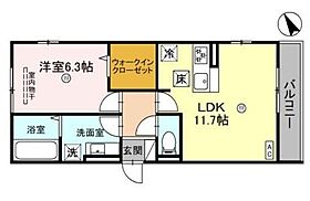 クオーレ神和  ｜ 兵庫県明石市貴崎３丁目（賃貸アパート1LDK・1階・46.28㎡） その2