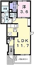 兵庫県姫路市香寺町広瀬（賃貸アパート1LDK・1階・37.81㎡） その2