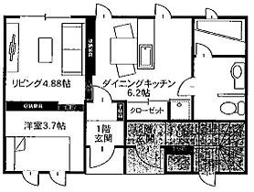 bouleau blanc（ブーロ ブラン）  ｜ 兵庫県姫路市勝原区熊見（賃貸アパート1LDK・1階・42.23㎡） その2