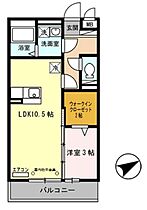 セジュール東阿保　B棟  ｜ 兵庫県姫路市四郷町東阿保（賃貸アパート1LDK・1階・37.53㎡） その2