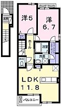 兵庫県姫路市野里（賃貸アパート2LDK・2階・58.63㎡） その2