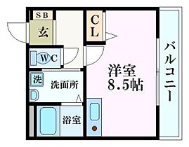 リバーテック  ｜ 兵庫県姫路市下寺町（賃貸マンション1R・3階・25.00㎡） その2