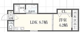 F　asecia　lotus（エフ　アソシア　ロータス）  ｜ 兵庫県加古川市加古川町本町（賃貸アパート1LDK・2階・30.07㎡） その2