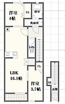 カプラン花田III  ｜ 兵庫県姫路市花田町小川（賃貸アパート2LDK・2階・44.39㎡） その2