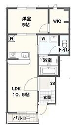 間取図画像 1LDK
