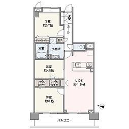 間取図画像 3LDK