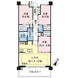 間取図画像 3LDK