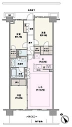 間取図画像 3LDK