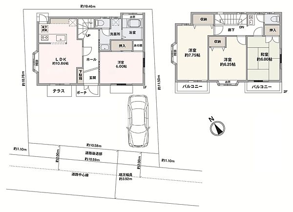 間取りを拡大表示