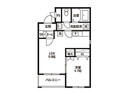 間取図画像 1LDK
