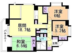間取図画像 3LDK