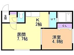 間取図画像 1LDK