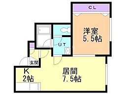 パークタウン中の島 2階