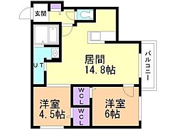 札幌市営南北線 幌平橋駅 徒歩6分 2階/-