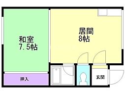 ハイツ富士見Ｂ 2階