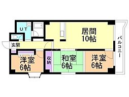 間取図画像 3LDK