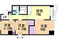 クレインパレス平岸6階5.5万円